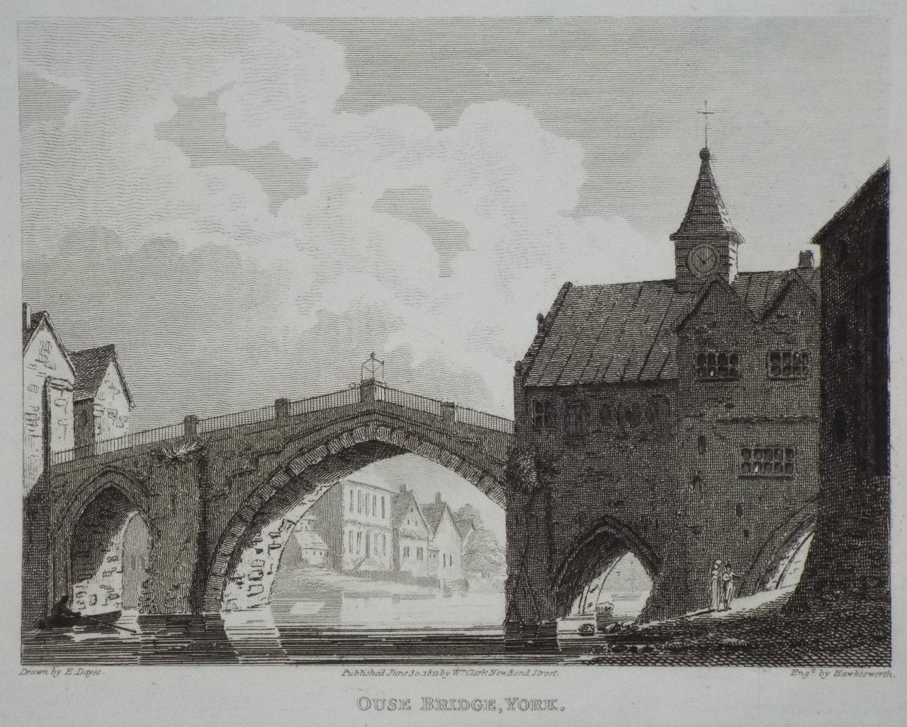 Print - Ouse Bridge, York. - 